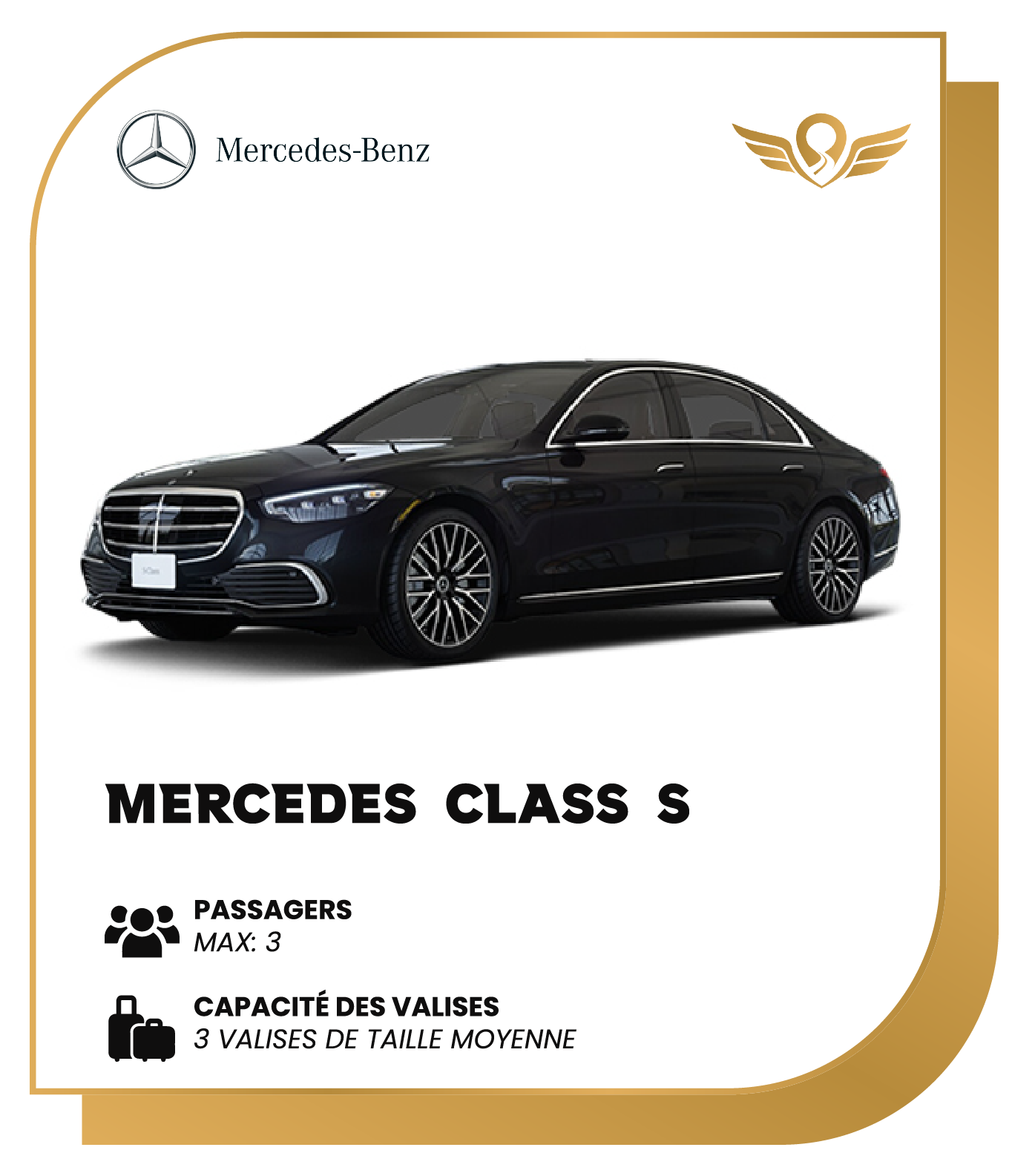 Mercedes-Benz Classe E - Véhicule premium Navette Tours